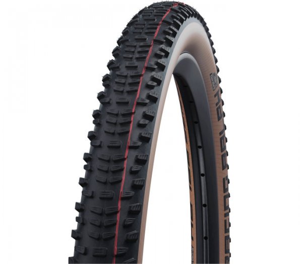 SCHWALBE RACING RALPH HS490 KÜLSŐ [60-622] [FEKETE, TRANSPARENT OLDALFALLAL]