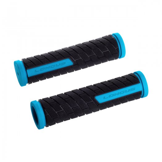 LONGUS GRID KORMÁNYMARKOLAT [128 mm] [FEKETE - KÉK]