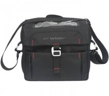 NEW LOOXS KORMÁNYTÁSKA VIGO KLICKFIX VIGO [FEKETE] [9,5 liter] [25,5 x 23 x 16,5 cm] - KIFUTÓ TERMÉK