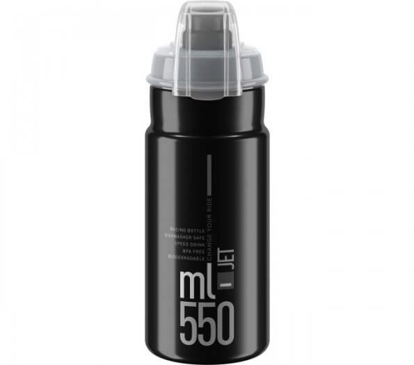 ELITE JET PLUS KULACS [550 ml] [FEKETE-SZÜRKE LOGÓ] - KUPAK