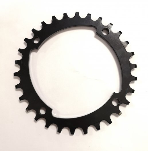 A2Z NARROW WIDE (BCD: 104) 4 FURATOS SZIMMETRIKUS LÁNCTÁNYÉR [30T] [FEKETE]]