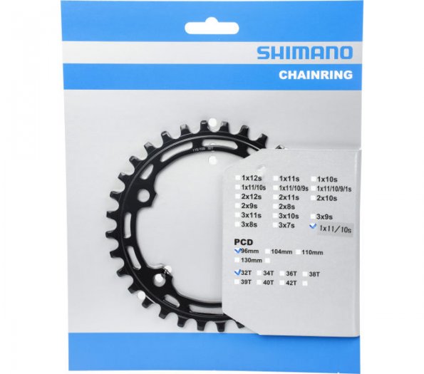 SHIMANO DEORE [FC-M5100-1] LÁNCTÁNYÉR [32T] – FEKETE