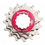 SUNRACE [SPCS12] CSERE LÁNCKERÉK SZETT [EZÜST-PIROS] [11-13-15]