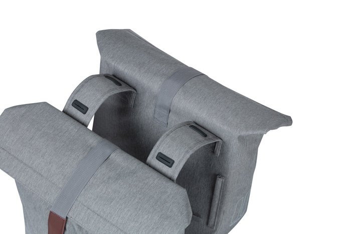 BASIL CITY DOUBLE DUPLA TÁSKA [36 cm x 15 cm x 31 cm] [SZÜRKE]