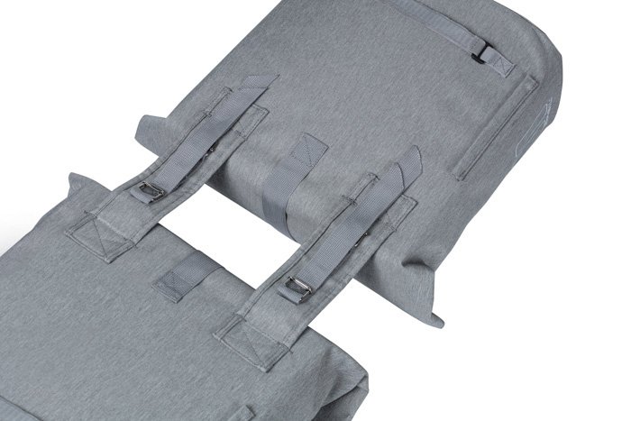 BASIL CITY DOUBLE DUPLA TÁSKA [36 cm x 15 cm x 31 cm] [SZÜRKE]