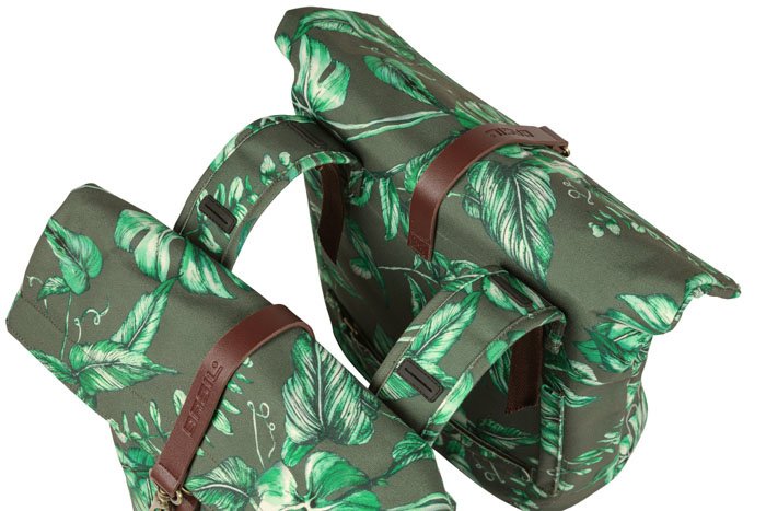 BASIL EVER-GREEN DUPLA TÁSKA [12 cm x 26 cm x 31 cm] [THYME ZÖLD]