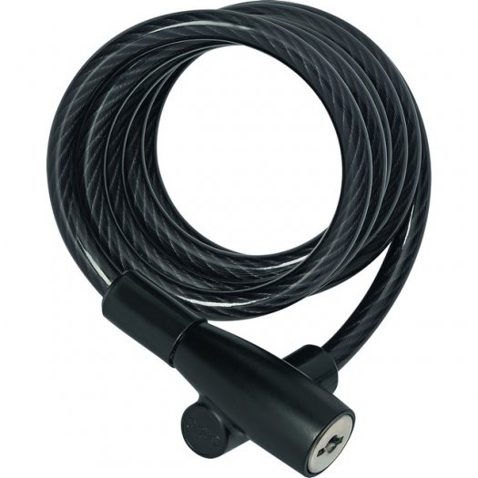ABUS [3506K] SPIRÁL LAKAT [6 mm x 180 cm] [FEKETE]