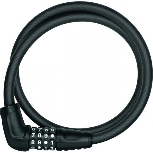 ABUS NUMERINO [5410C/85] KÁBEL LAKAT, SZÁMZÁRRAL [10 mm x 85 cm] [FEKETE]