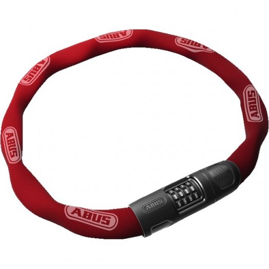 ABUS [8808C/85] SZÁMZÁRAS LÁNCOS LAKAT [8 mm x 85 cm] [ROZSDAVÖRÖS]