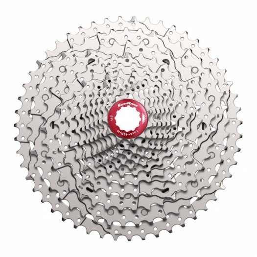 SUNRACE [CSMZ800] 12 SEBESSÉGES FOGASKERÉKSOR [EZÜST, 11-51]