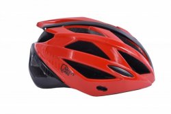 SAFETY LABS JUNO NORMÁL FEJVÉDŐ [FÉNYES FEKETE-PIROS] [55-58 cm]