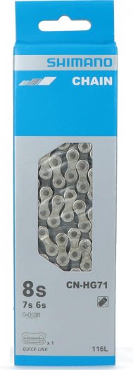 SHIMANO [HG-71] [6-7-8s] LÁNC - DOBOZOS - QUICK LINK PATENTSZEMMEL