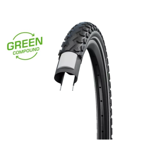 SCHWALBE LAND CRUISER PLUS HS450 KÜLSŐ [42-622] [FEKETE, REFLEX CSÍKKAL]