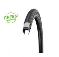 SCHWALBE DELTA CRUISER PLUS HS431 KÜLSŐ [26x1,75] [FEKETE, REFLEX CSÍKKAL]