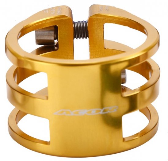 ACOR [AQR-21303] DUPLACSAVAROS NYEREGCSŐ BILINCS [ARANY] [34,9 mm]