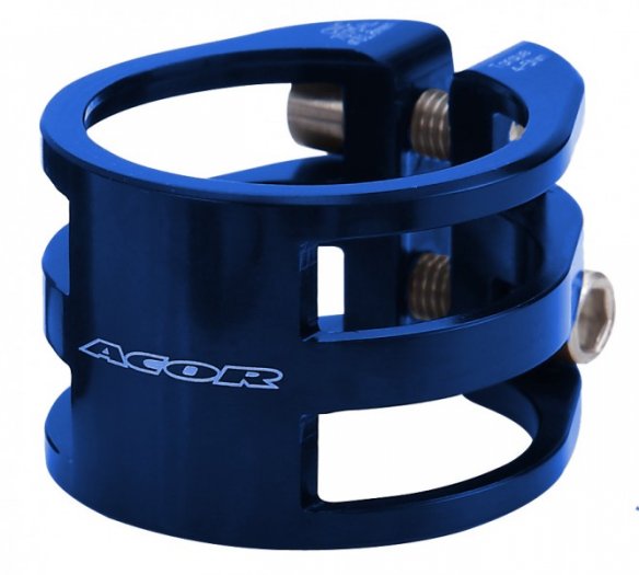 ACOR [AQR-21303] DUPLACSAVAROS NYEREGCSŐ BILINCS [KÉK] [34,9 mm]