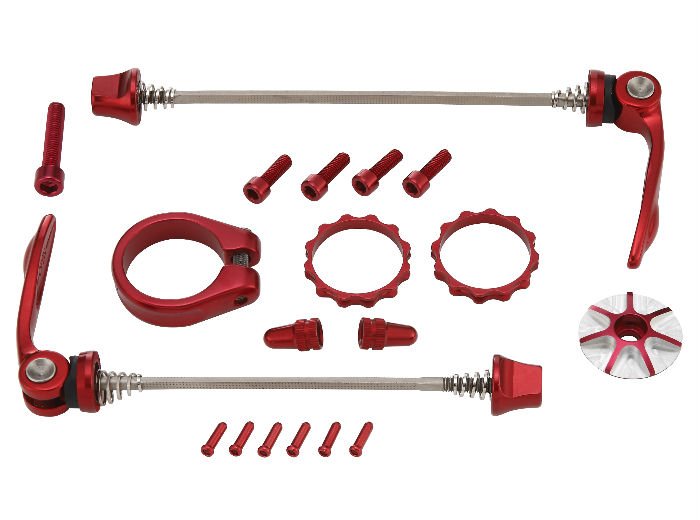 ACOR [AQR-21402] MTB DESIGN SZETT (VÁZ- ÉS BOWDEN KIEGÉSZÍTŐK) - PIROS