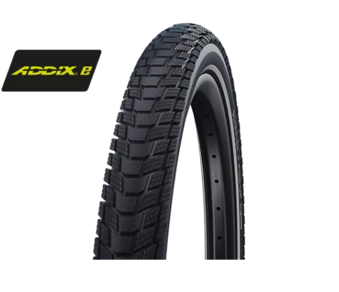 SCHWALBE SCHWALBE PICK-UP HS609 KÜLSŐ [24x2,15] [FEKETE, REFLEX CSÍKKAL]