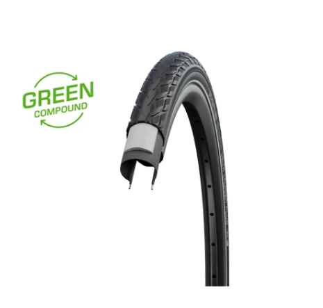 SCHWALBE DELTA CRUISER PLUS HS431 KÜLSŐ [32-622] [FEKETE, REFLEX CSÍKKAL]