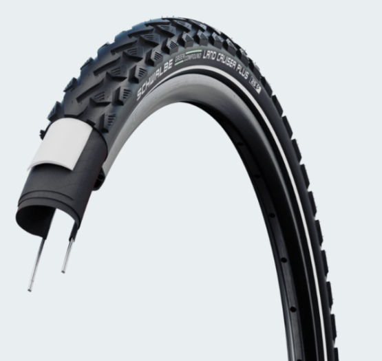 SCHWALBE LAND CRUISER PLUS HS450 KÜLSŐ [50-622] [FEKETE, REFLEX CSÍKKAL]