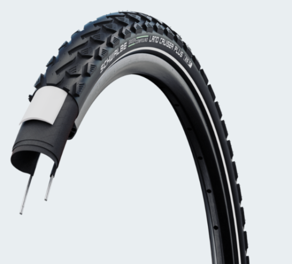 SCHWALBE LAND CRUISER PLUS HS450 KÜLSŐ [55-622] [FEKETE, REFLEX CSÍKKAL]