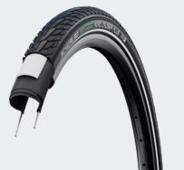 SCHWALBE ROAD CRUISER PLUS HS484 KÜLSŐ [55-622] [FEKETE, REFLEX CSÍKKAL]