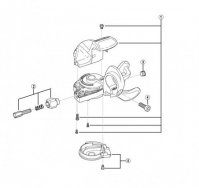 SHIMANO DEORE [SL-T610] VÁLTÓKAR BURKOLAT ÉS RÖGZÍTŐCSAVAR (BAL OLDALI)