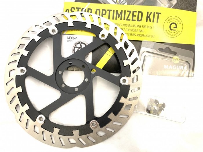 MAGURA MT ESTOP MDR-P 6 CSAVAROS FÉKTÁRCSA [203 mm] + 7S FÉKPOFA SZETT