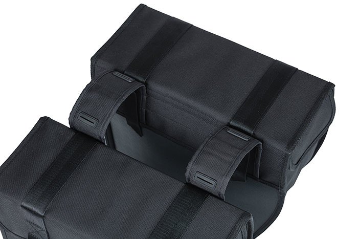 BASIL TOUR XL DUPLA TÁSKA [16 cm x 30 cm x 29 cm] [FEKETE]