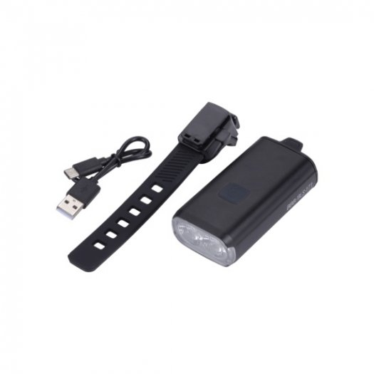BBB KERÉKPÁROS VILÁGÍTÁS STRIKEDUO ELSŐ LÁMPA, 1200 LUMEN, TÖLTHETŐ LITHIUM AKKUMULÁTOR 3200 MAH