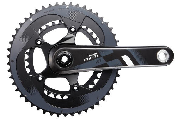 SRAM FORCE 22 GXP INTEGRÁLT ORSZÁGÚTI HAJTÓMŰ KÖZÉPCSAPÁGY NÉLKÜL [53/39, 170 mm]
