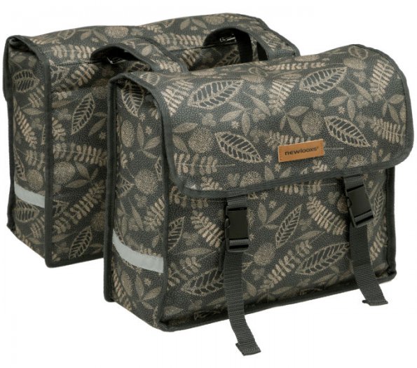 NEW LOOXS KERÉKPÁROS TÁSKA FIORI DUPLA FOREST [SZÜRKE] [30 liter] [2 x 37 x 12,5 x 33 cm] - KIFUTÓ TERMÉK