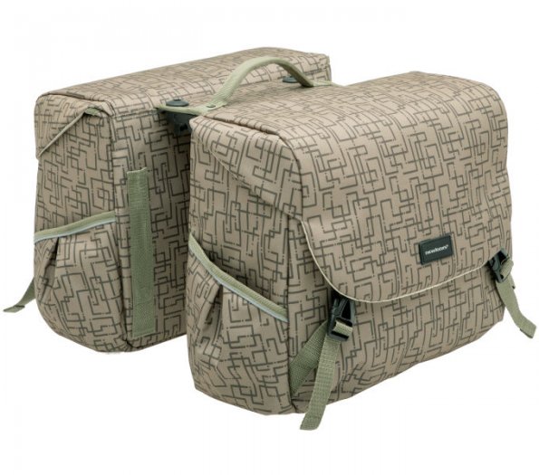 NEW LOOXS KERÉKPÁROS TÁSKA  MONDI JOY DUPLA IVY [DIÓ] [38 liter] [2 x 37 x 26 x 32 cm] - KIFUTÓ TERMÉK