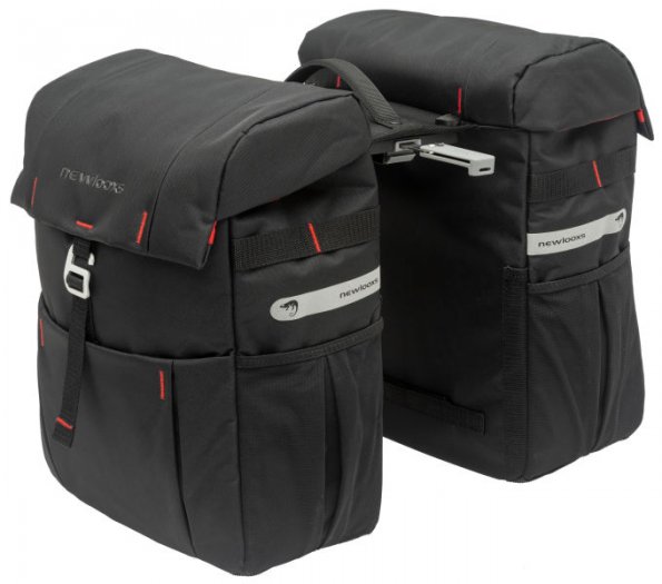 NEW LOOXS KERÉKPÁROS TÁSKA VIGO DUPLA VIGO [SZÜRKE] [37 liter] [2 x 31 x 40 x 15 cm] - KIFUTÓ TERMÉK
