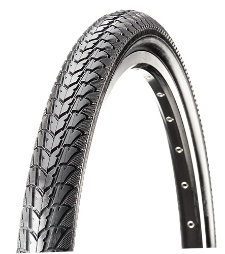 CST [C1446] TRACER CITY CLASSIC KÜLSŐ 700x40C [42-622] [FEKETE, REFLEX CSÍKKAL]