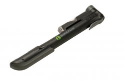 BIKEFUN  PUMPA BORA GAUGE II MINI PLASTIC, NYOMÁSMÉRŐVEL, FEKETE