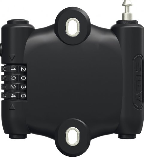 ABUS SPORTFLEX [2504/90] MINI KÁBELLAKAT, SZÁMZÁRRAL [90 cm] [FEKETE]