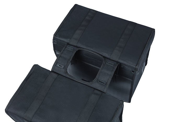 BASIL KAVAN ECO CLASSIC DUPLA TÁSKA [23 cm x 37 cm x 32 cm] [FEKETE]