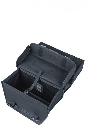 BASIL KAVAN ECO CLASSIC DUPLA TÁSKA [17 cm x 32 cm x 31 cm] [FEKETE]