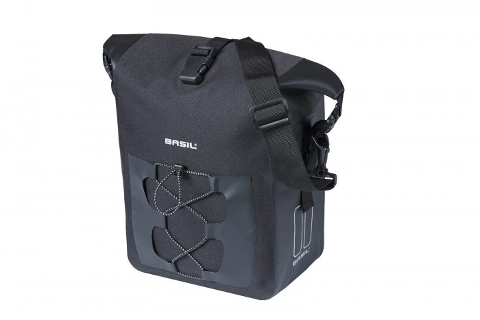 BASIL NAVIGATOR WATERPROOF EGYOLDALAS TÁSKA [17 cm x 28 cm x 34 cm] [FEKETE] - KIFUTÓ TERMÉK