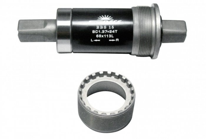 SUNRACE [BBS15] JIS NÉGYSZÖG MONOBLOKK CSAVAR NÉLKÜL [116 mm, OLASZ 70 X 36 mm]