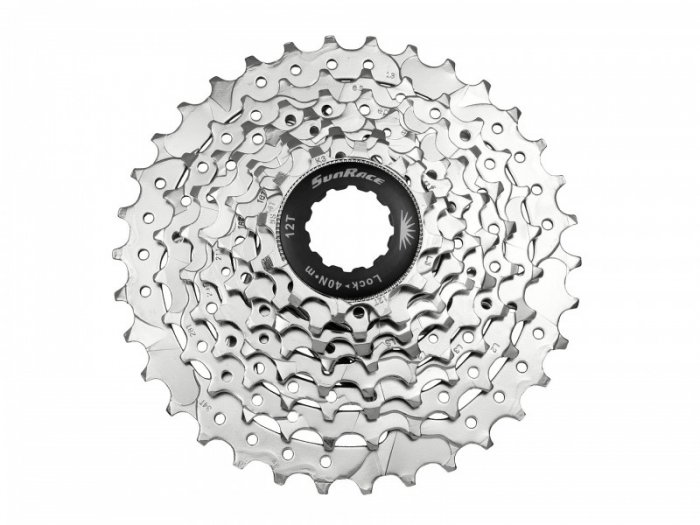SUNRACE [CSM668] 8 SEBESSÉGES FOGASKERÉKSOR [NIKKEL, 11-34, DOBOZOS]