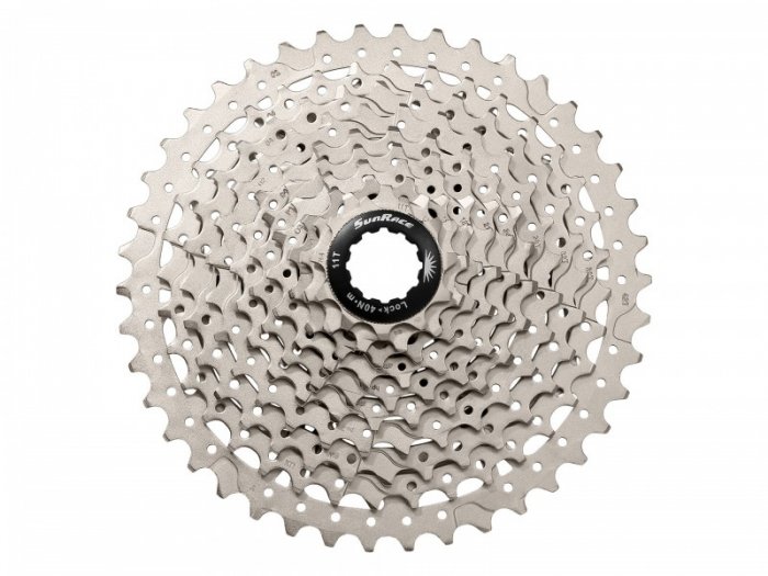 SUNRACE [CSMS2] 10 SEBESSÉGES FOGASKERÉKSOR [EZÜST, 11-51]