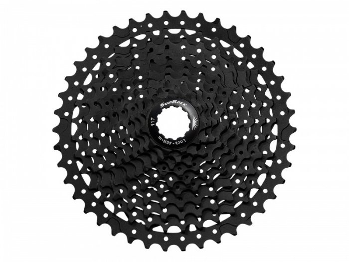 SUNRACE [CSMS3] 10 SEBESSÉGES FOGASKERÉKSOR [FEKETE, 11-46]