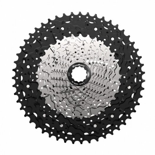 SUNRACE [CSMZ603] 12 SEBESSÉGES FOGASKERÉKSOR [FEKETE-EZÜST, 11-51]