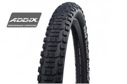 SCHWALBE JOHNNY WATTS HS604 KÜLSŐ [27,5x2,60] [FEKETE, REFLEX CSÍKKAL]