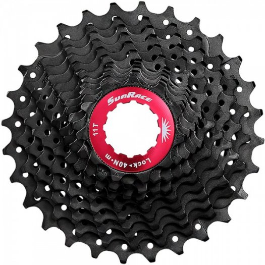 SUNRACE [CSRX11] 11 SEBESSÉGES FOGASKERÉKSOR [EZÜST, 11-34]