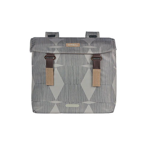 BASIL ELEGANCE DUPLA TÁSKA [16 cm x 36 cm x 32 cm] [SZÜRKE]