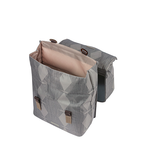 BASIL ELEGANCE DUPLA TÁSKA [16 cm x 36 cm x 32 cm] [SZÜRKE]