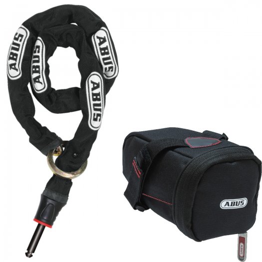 ABUS IVYTEX ACH 2.0 ADAPTOR CHAIN [8KS/85] KIEGÉSZÍTŐ LÁNC + ST 5950 TÁSKA [85 CM] [FEKETE]